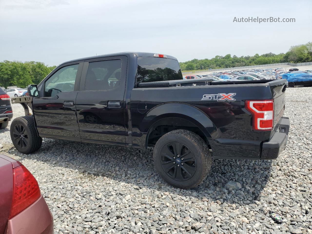 2020 Ford F150 Supercrew Черный vin: 1FTEW1CP1LFC00227