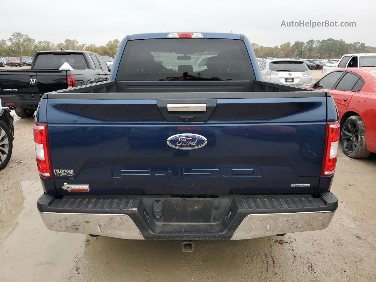 2020 Ford F150 Supercrew Blue vin: 1FTEW1CP1LKE15260