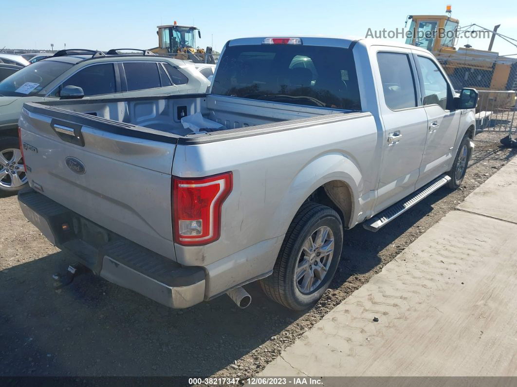 2017 Ford F-150 Xlt Silver vin: 1FTEW1CP2HKC11140