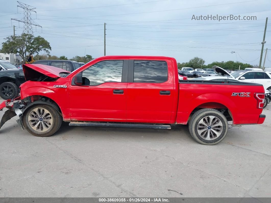 2018 Ford F-150 Xl Red vin: 1FTEW1CP2JKC47500