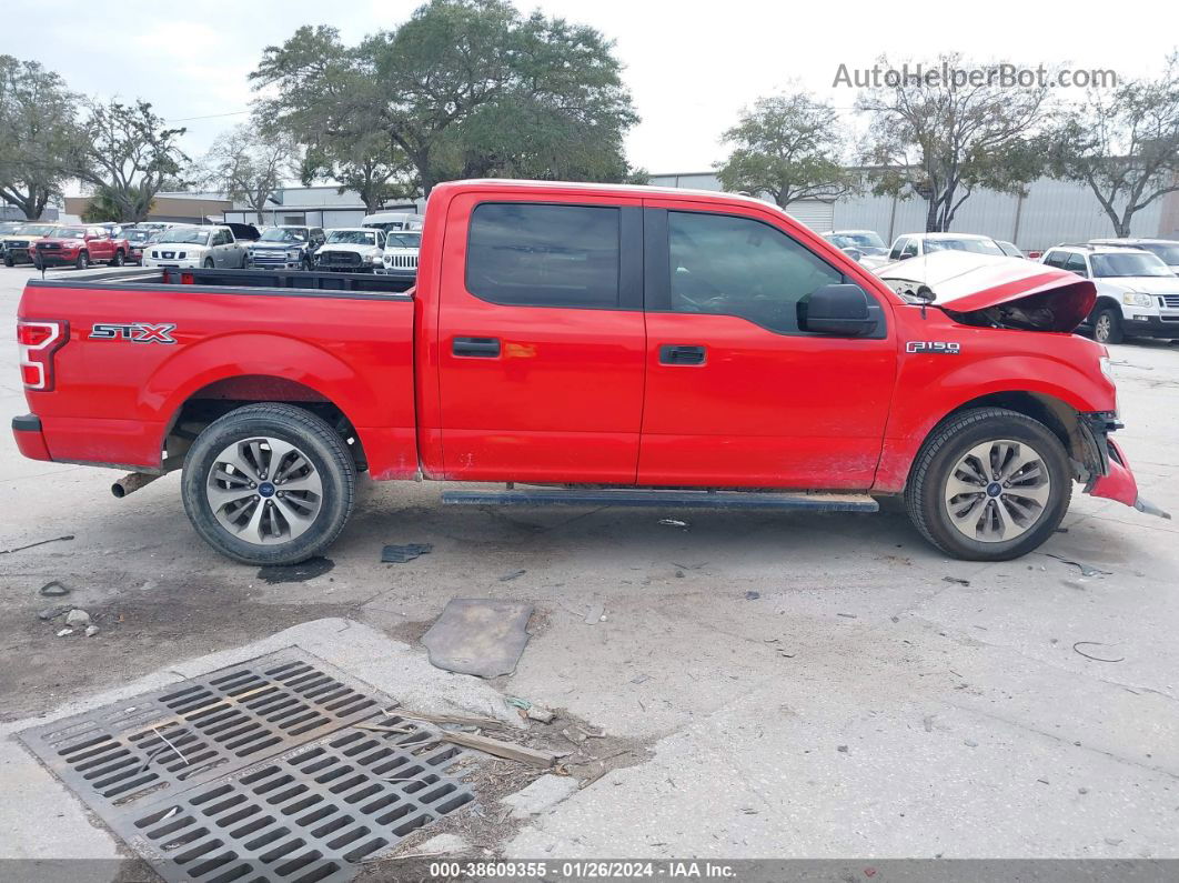 2018 Ford F-150 Xl Red vin: 1FTEW1CP2JKC47500