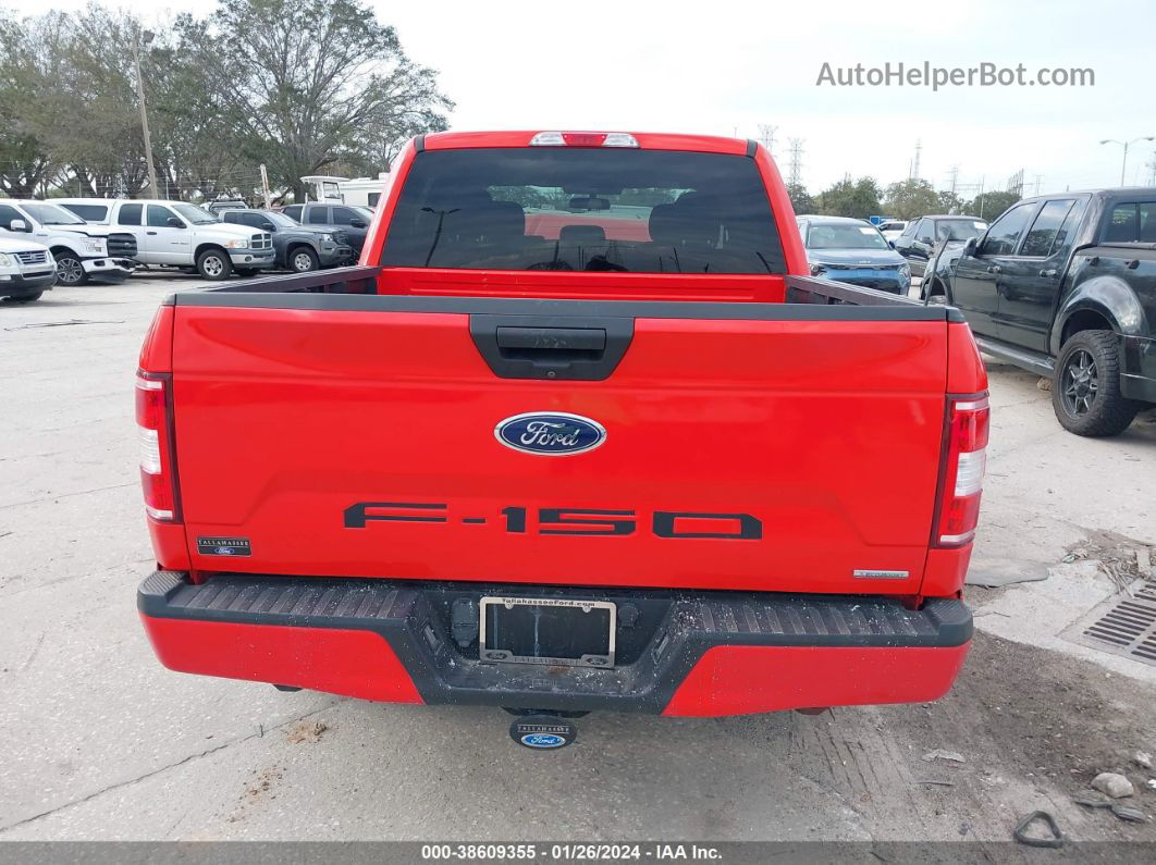 2018 Ford F-150 Xl Red vin: 1FTEW1CP2JKC47500