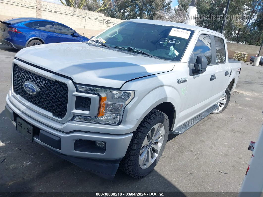 2018 Ford F-150 Xl Silver vin: 1FTEW1CP2JKC54057