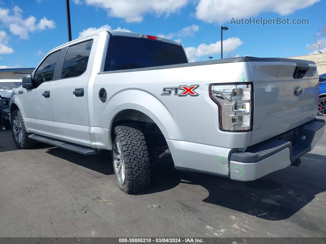 2018 Ford F-150 Xl Серебряный vin: 1FTEW1CP2JKC54057