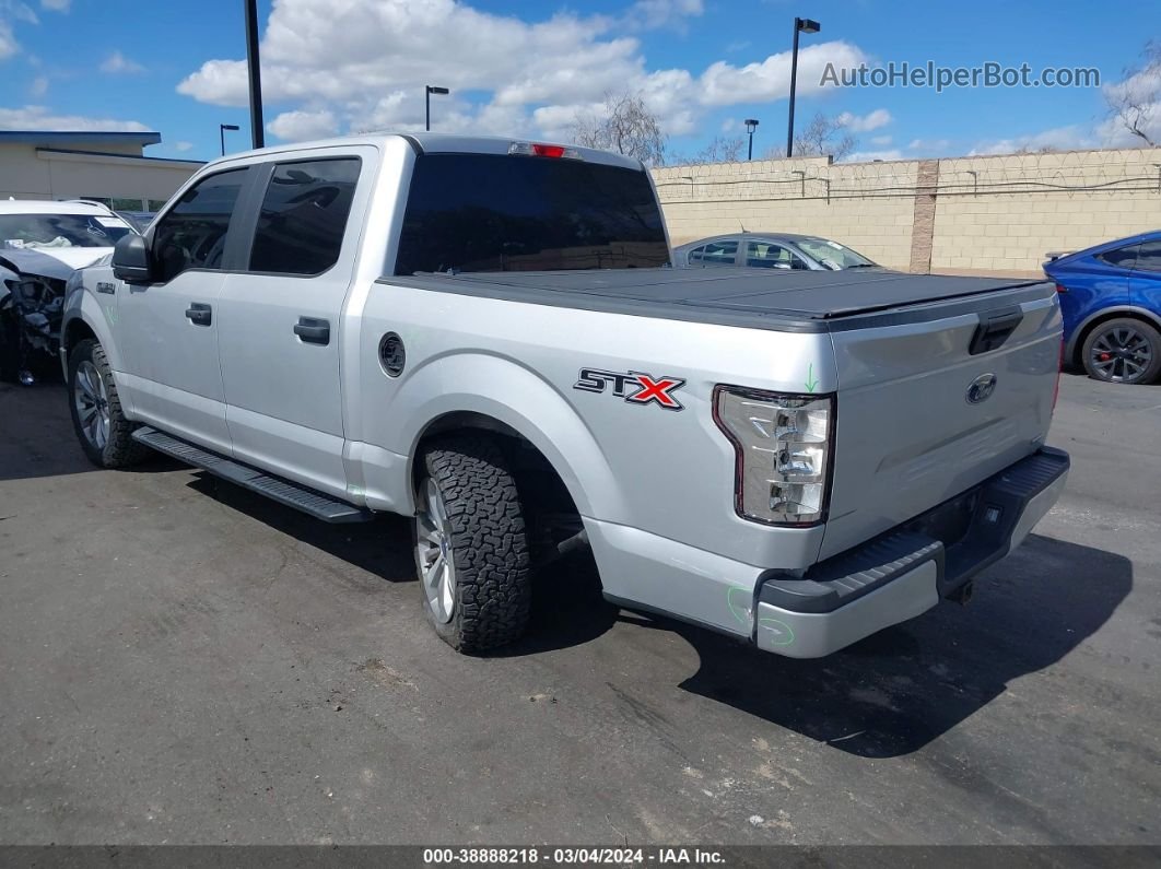 2018 Ford F-150 Xl Silver vin: 1FTEW1CP2JKC54057