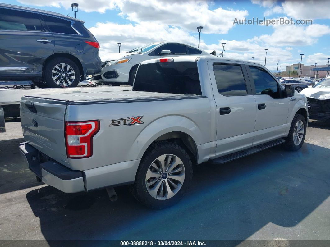 2018 Ford F-150 Xl Silver vin: 1FTEW1CP2JKC54057