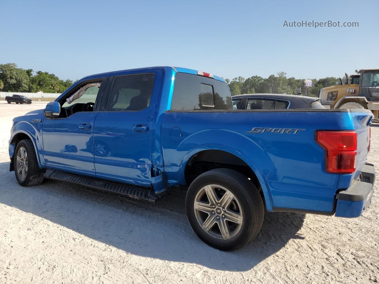 2019 Ford F150 Supercrew Blue vin: 1FTEW1CP2KFB84988