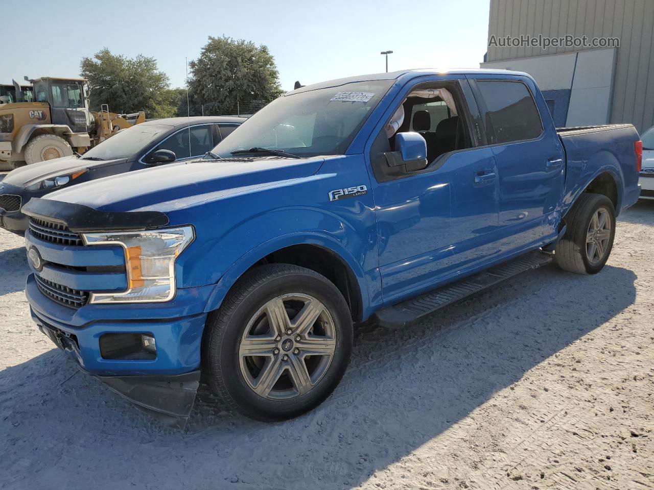 2019 Ford F150 Supercrew Blue vin: 1FTEW1CP2KFB84988