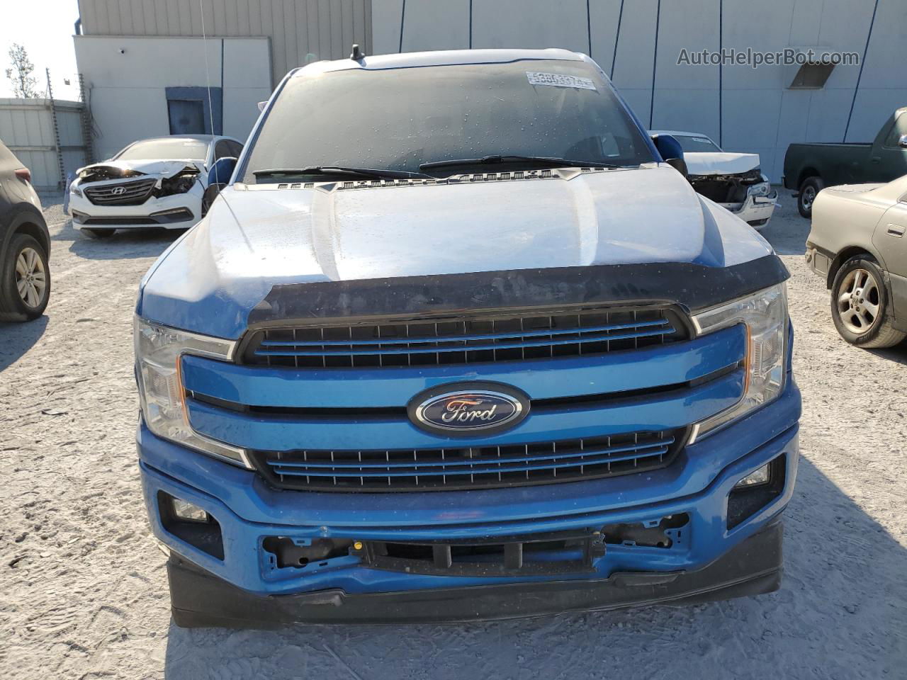 2019 Ford F150 Supercrew Blue vin: 1FTEW1CP2KFB84988