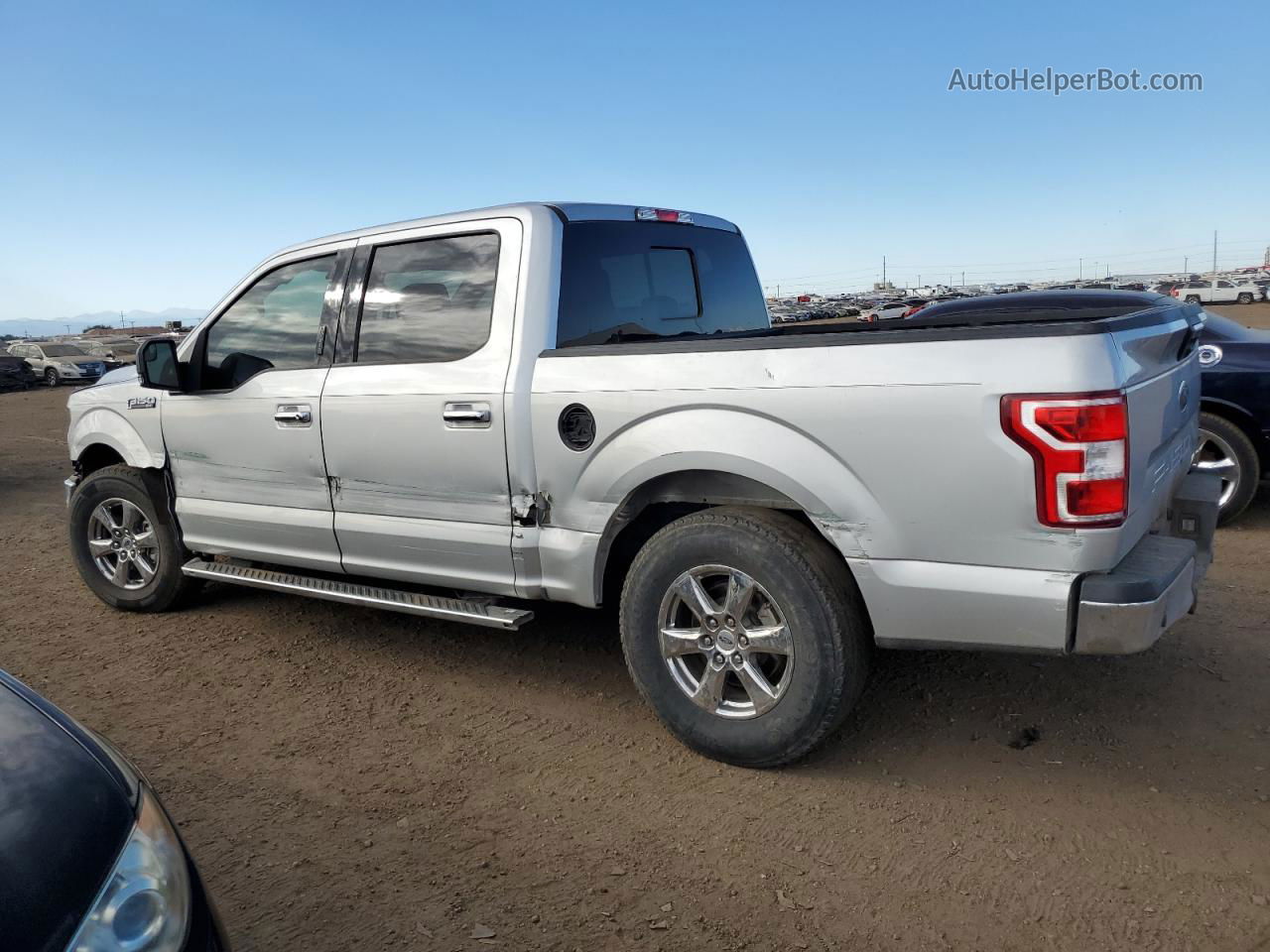 2019 Ford F150 Supercrew Silver vin: 1FTEW1CP2KKF03698