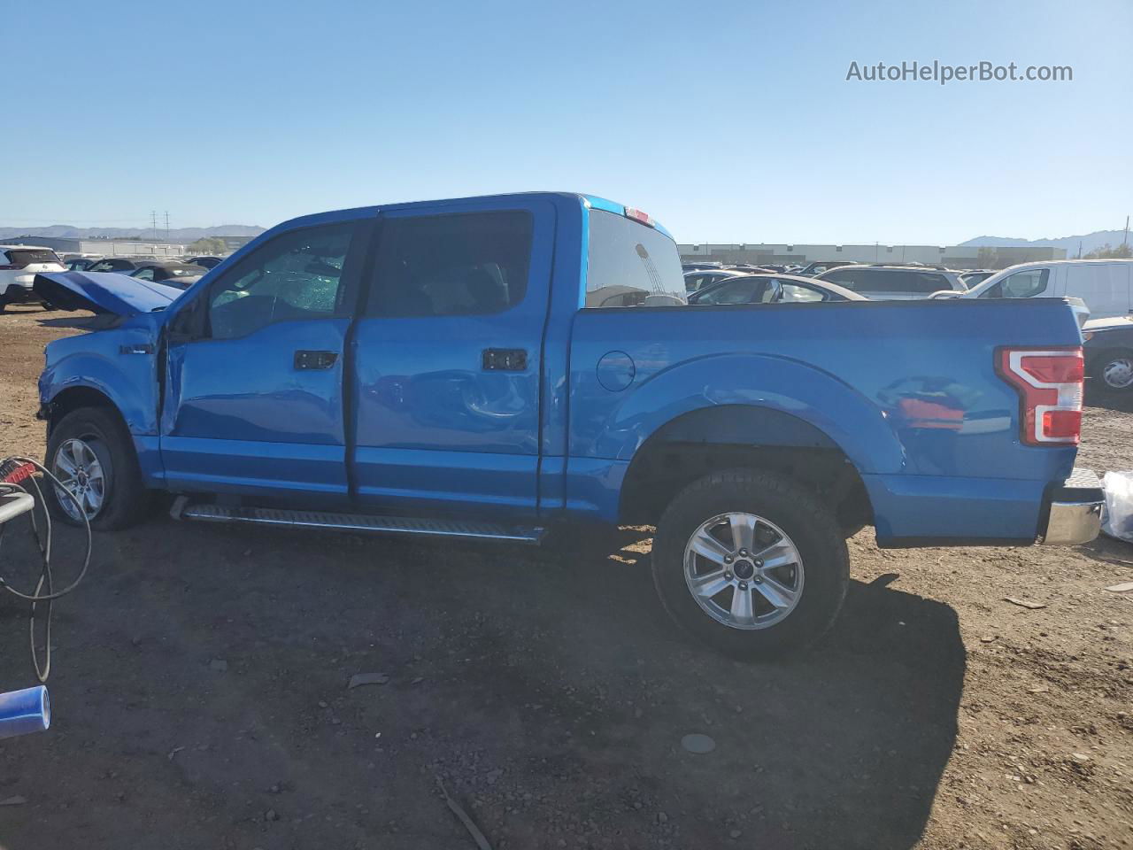 2020 Ford F150 Supercrew Blue vin: 1FTEW1CP2LKD97433