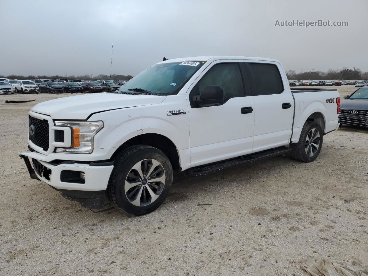 2020 Ford F150 Supercrew Белый vin: 1FTEW1CP2LKE86290