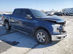 2017 Ford F150 Supercrew Blue vin: 1FTEW1CP3HKD07794