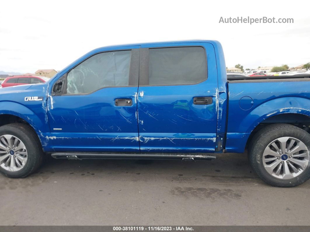 2017 Ford F-150 Xl Blue vin: 1FTEW1CP3HKD09951