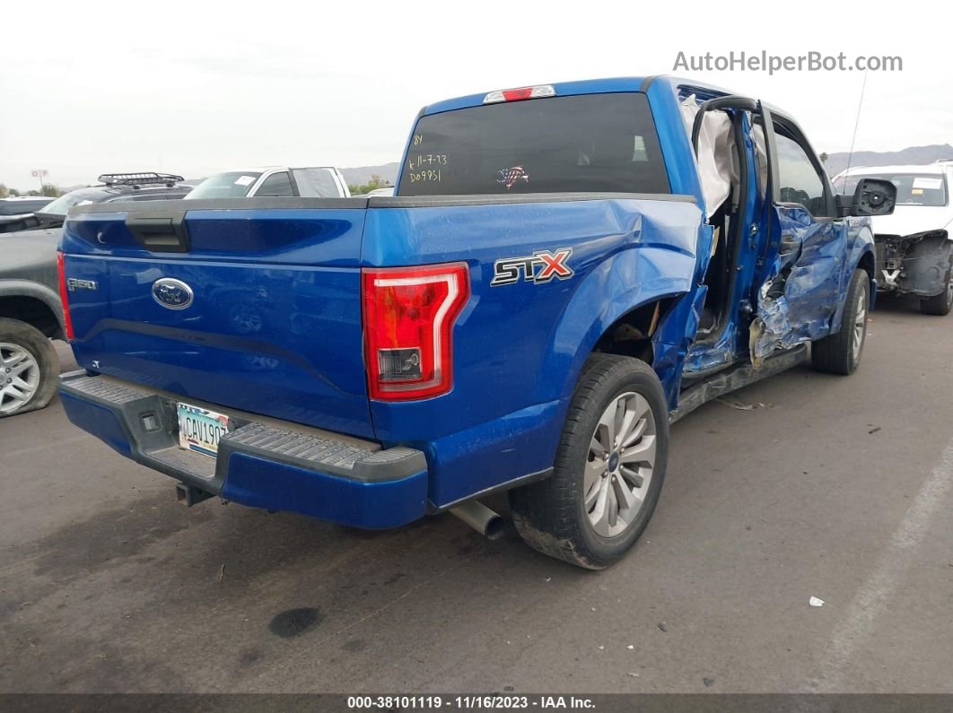 2017 Ford F-150 Xl Blue vin: 1FTEW1CP3HKD09951