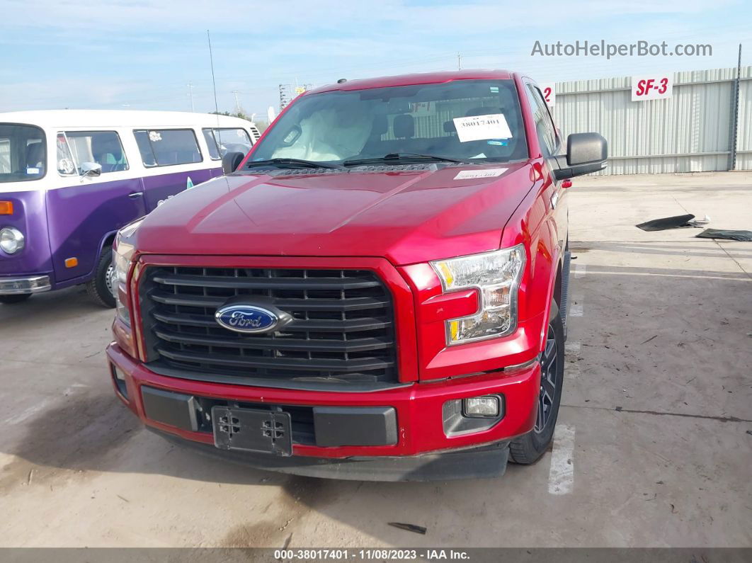 2017 Ford F-150 Xlt Red vin: 1FTEW1CP3HKD69275