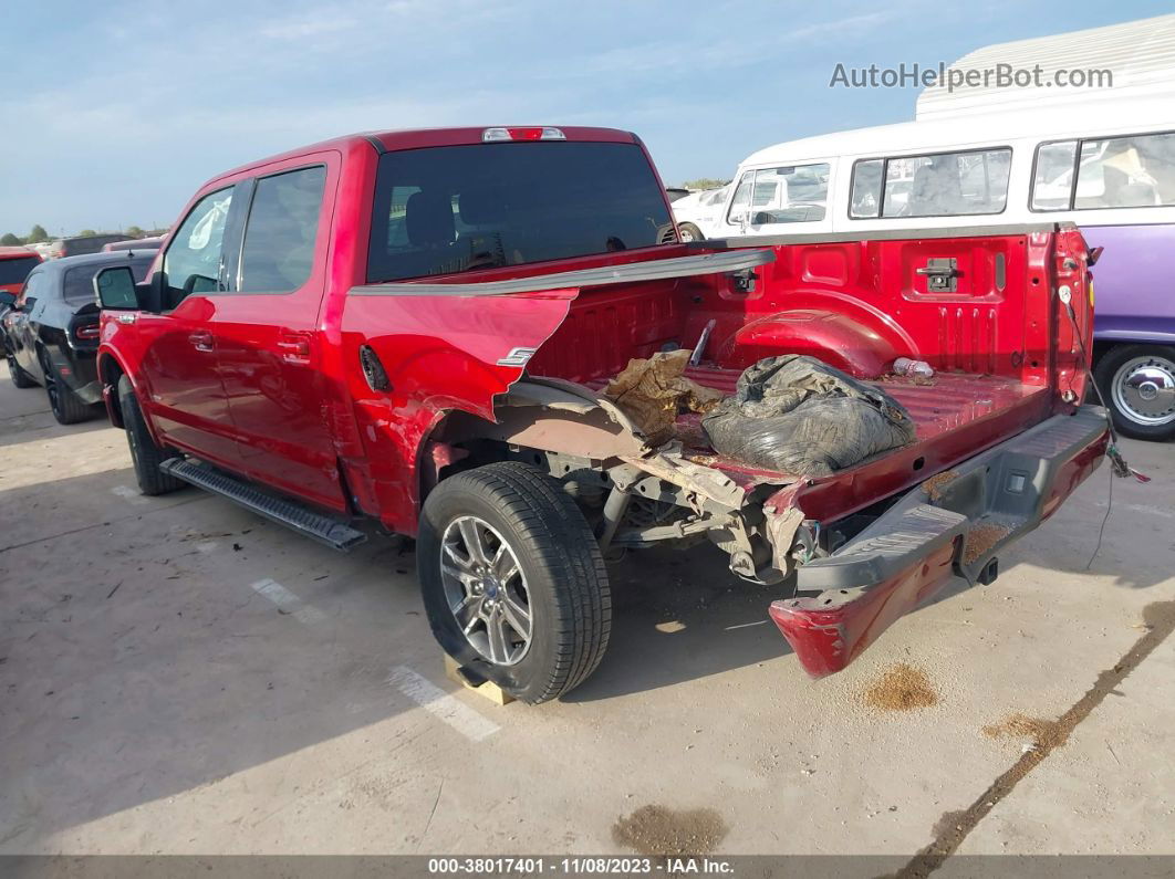 2017 Ford F-150 Xlt Red vin: 1FTEW1CP3HKD69275