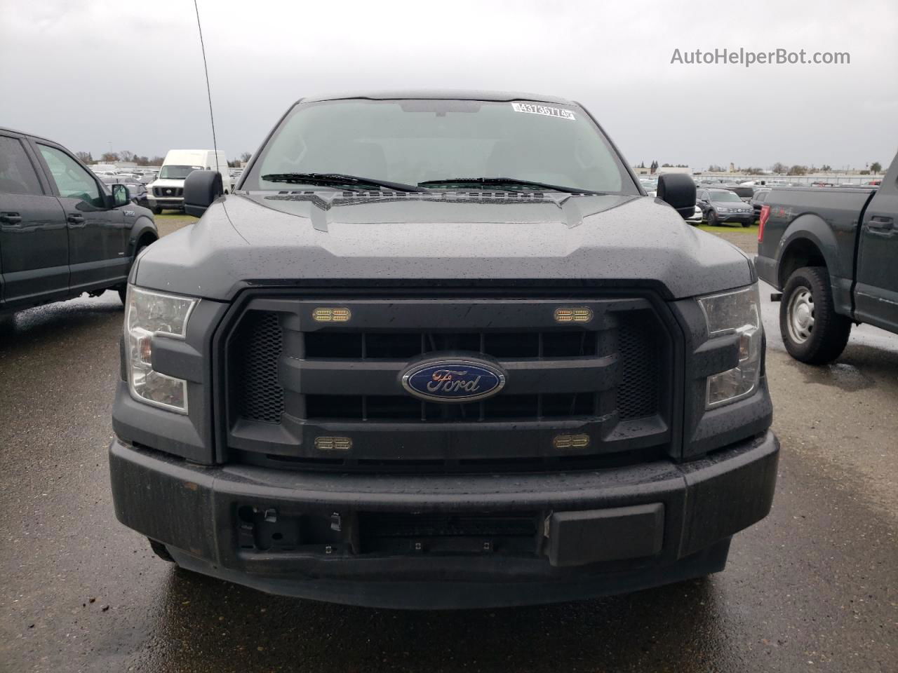 2017 Ford F150 Supercrew Черный vin: 1FTEW1CP3HKE53564