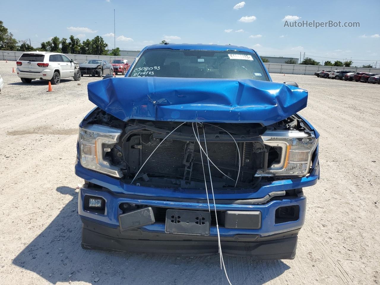 2018 Ford F150 Supercrew Blue vin: 1FTEW1CP3JKC40054
