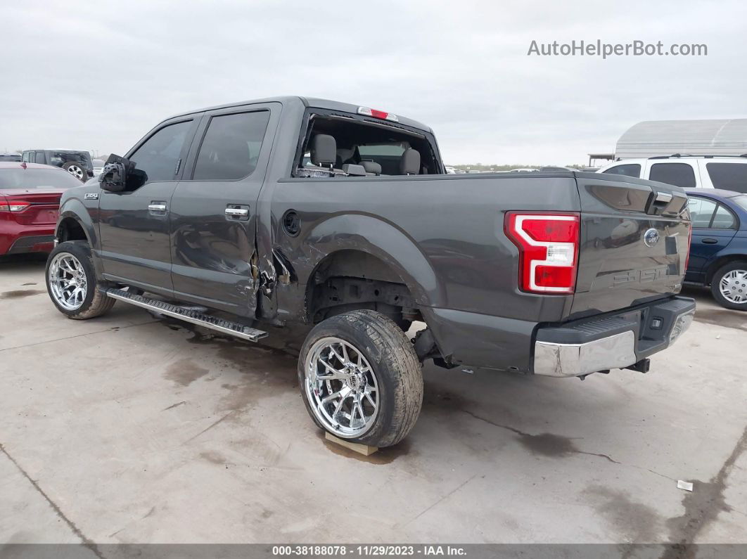 2018 Ford F-150 Xlt Gray vin: 1FTEW1CP3JKD98202