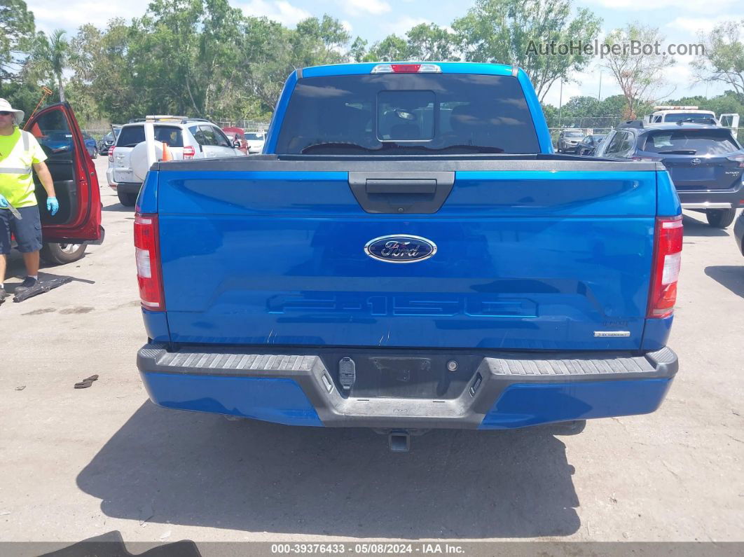 2019 Ford F-150 Xlt Синий vin: 1FTEW1CP3KFB25223