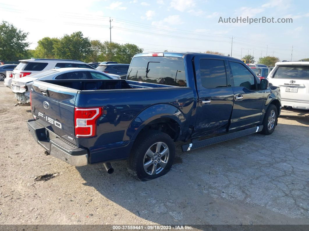 2019 Ford F-150 Xlt Black vin: 1FTEW1CP3KKC02065