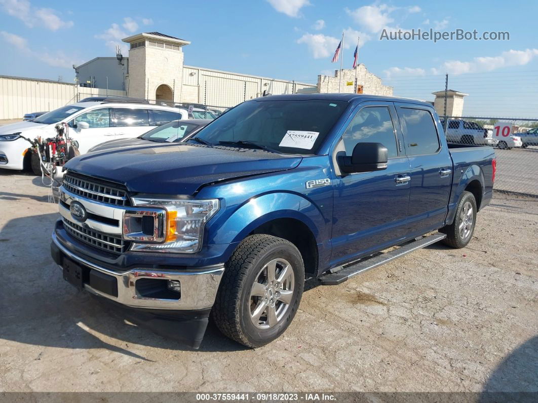 2019 Ford F-150 Xlt Black vin: 1FTEW1CP3KKC02065