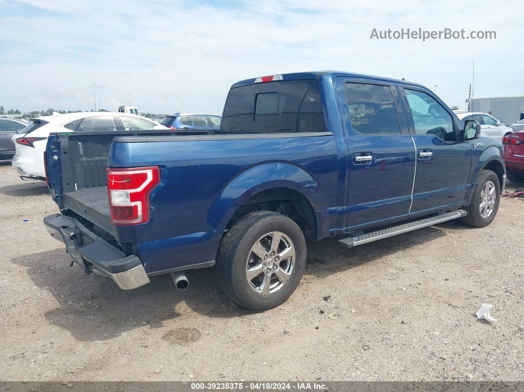 2019 Ford F-150 Xlt Blue vin: 1FTEW1CP3KKC02616