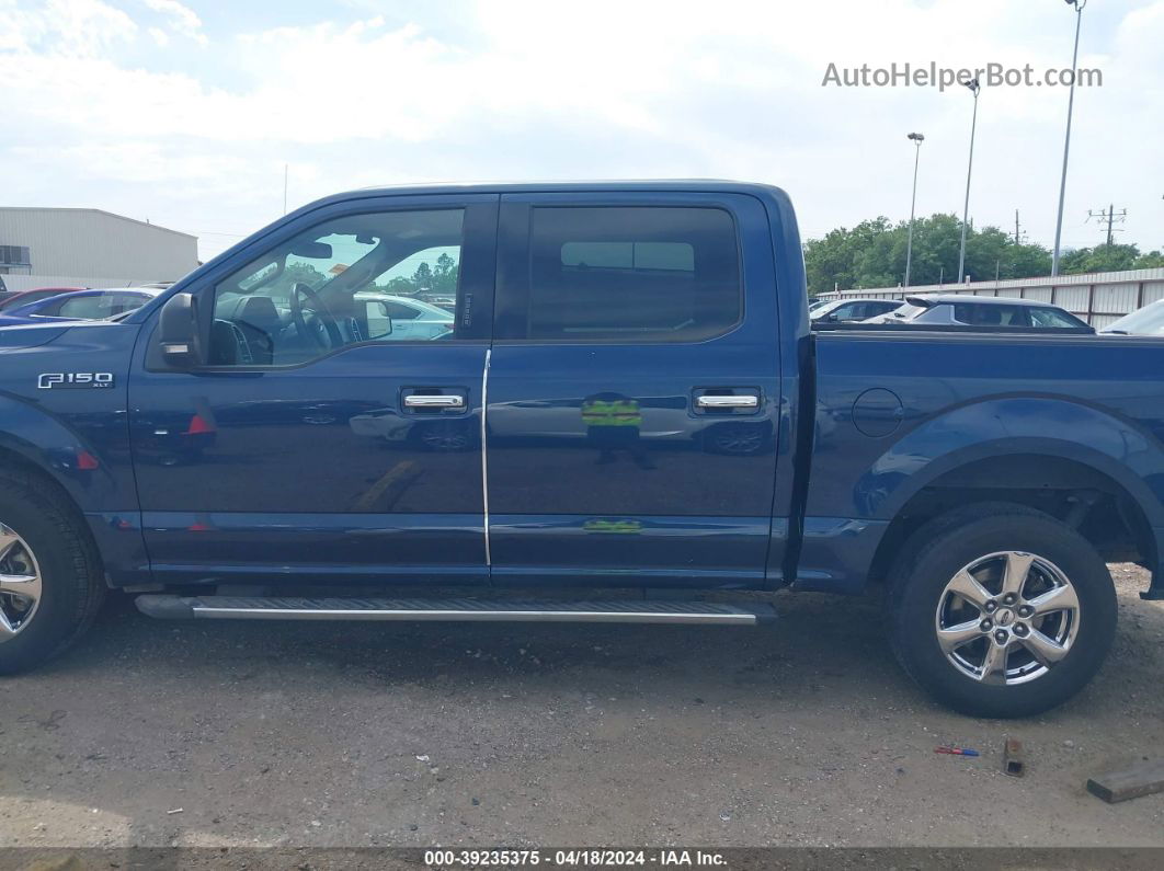 2019 Ford F-150 Xlt Blue vin: 1FTEW1CP3KKC02616