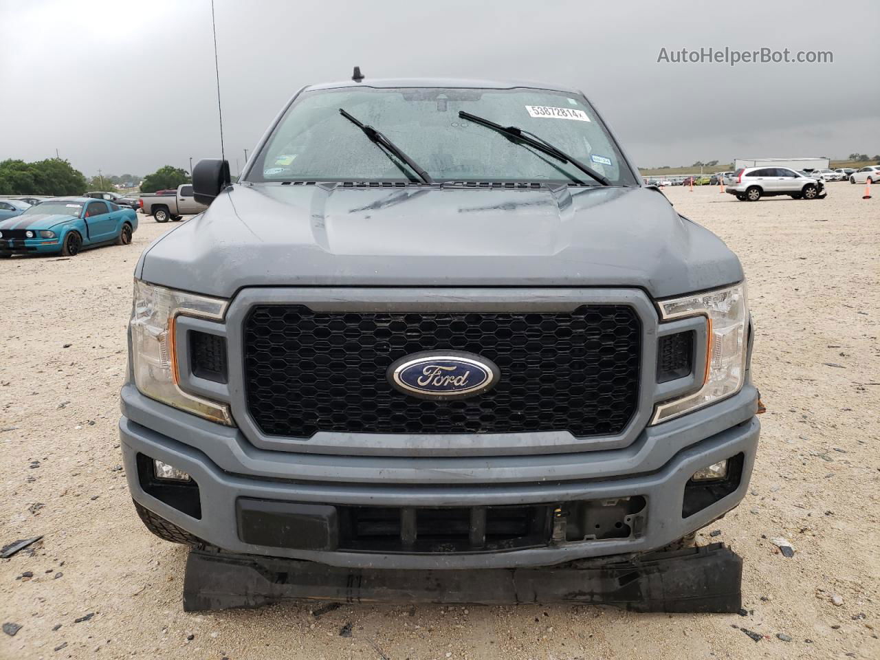 2020 Ford F150 Supercrew Gray vin: 1FTEW1CP3LKE59762