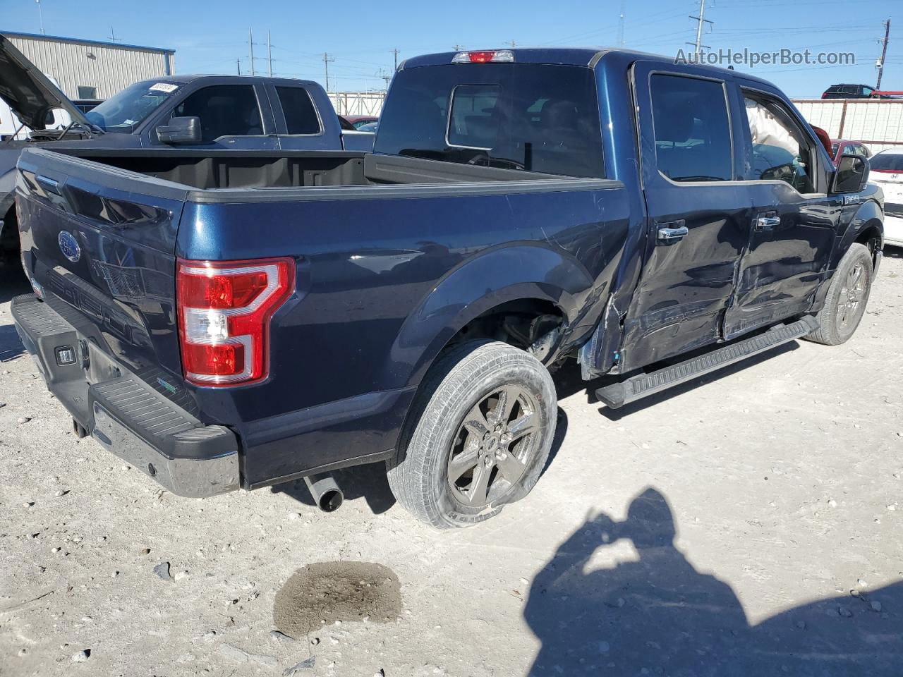 2020 Ford F150 Supercrew Blue vin: 1FTEW1CP3LKE86055