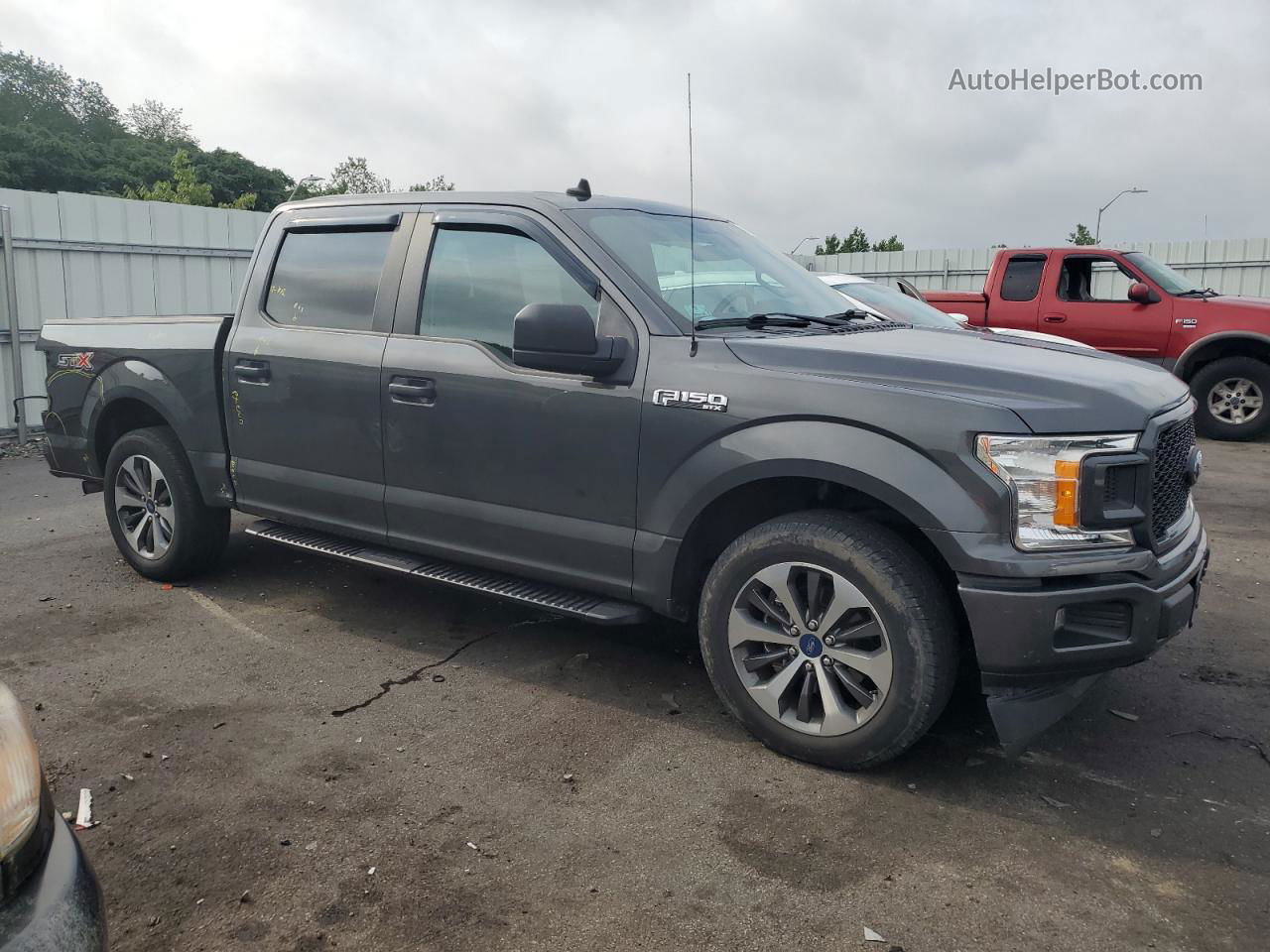 2020 Ford F150 Supercrew Gray vin: 1FTEW1CP3LKF26344