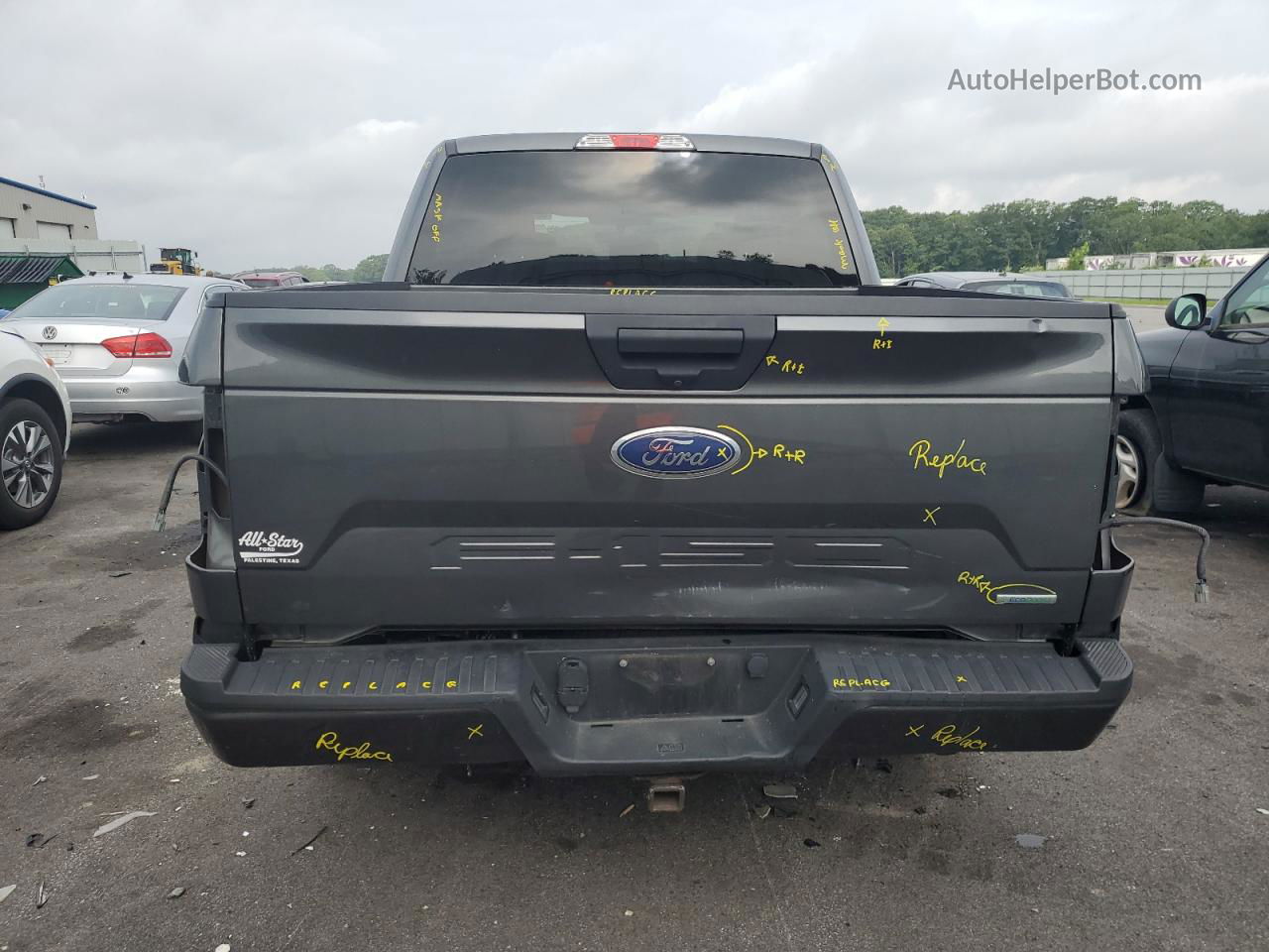 2020 Ford F150 Supercrew Gray vin: 1FTEW1CP3LKF26344