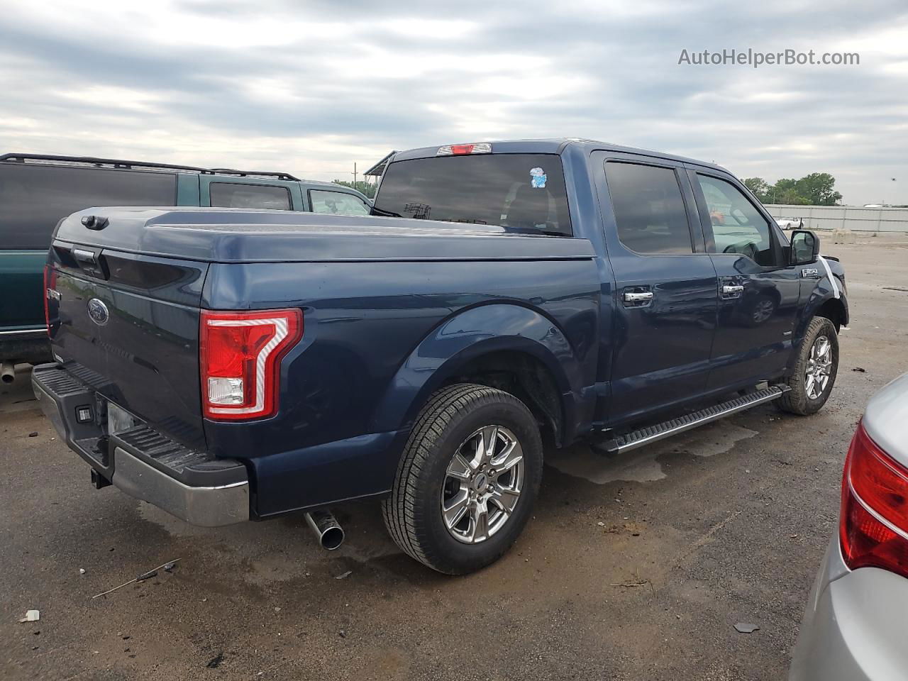 2017 Ford F150 Supercrew Blue vin: 1FTEW1CP4HFB72933