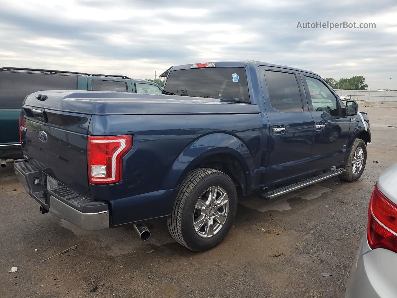 2017 Ford F150 Supercrew Синий vin: 1FTEW1CP4HFB72933