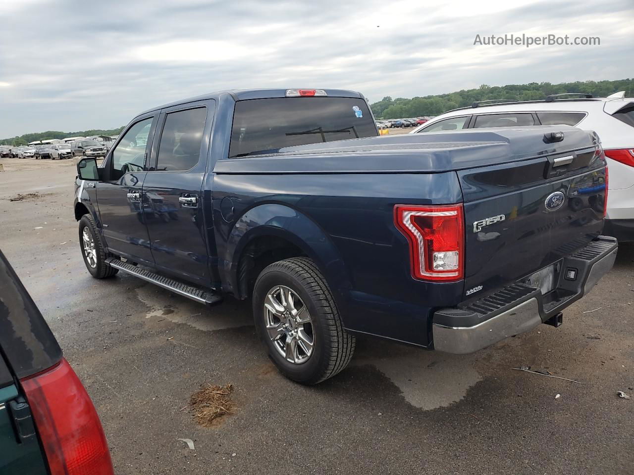 2017 Ford F150 Supercrew Синий vin: 1FTEW1CP4HFB72933