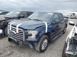 2017 Ford F150 Supercrew Blue vin: 1FTEW1CP4HFB72933