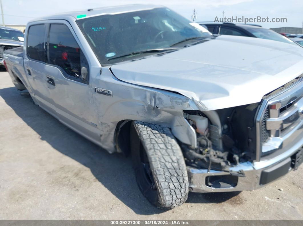 2017 Ford F-150 Xlt Silver vin: 1FTEW1CP4HKC41143