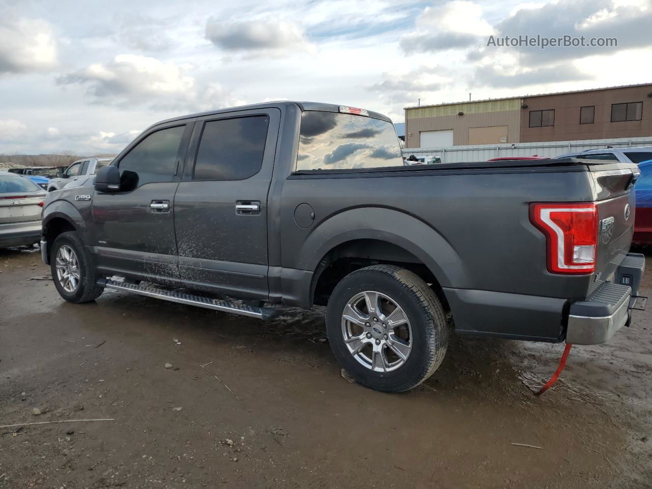 2017 Ford F150 Supercrew Gray vin: 1FTEW1CP4HKD43333