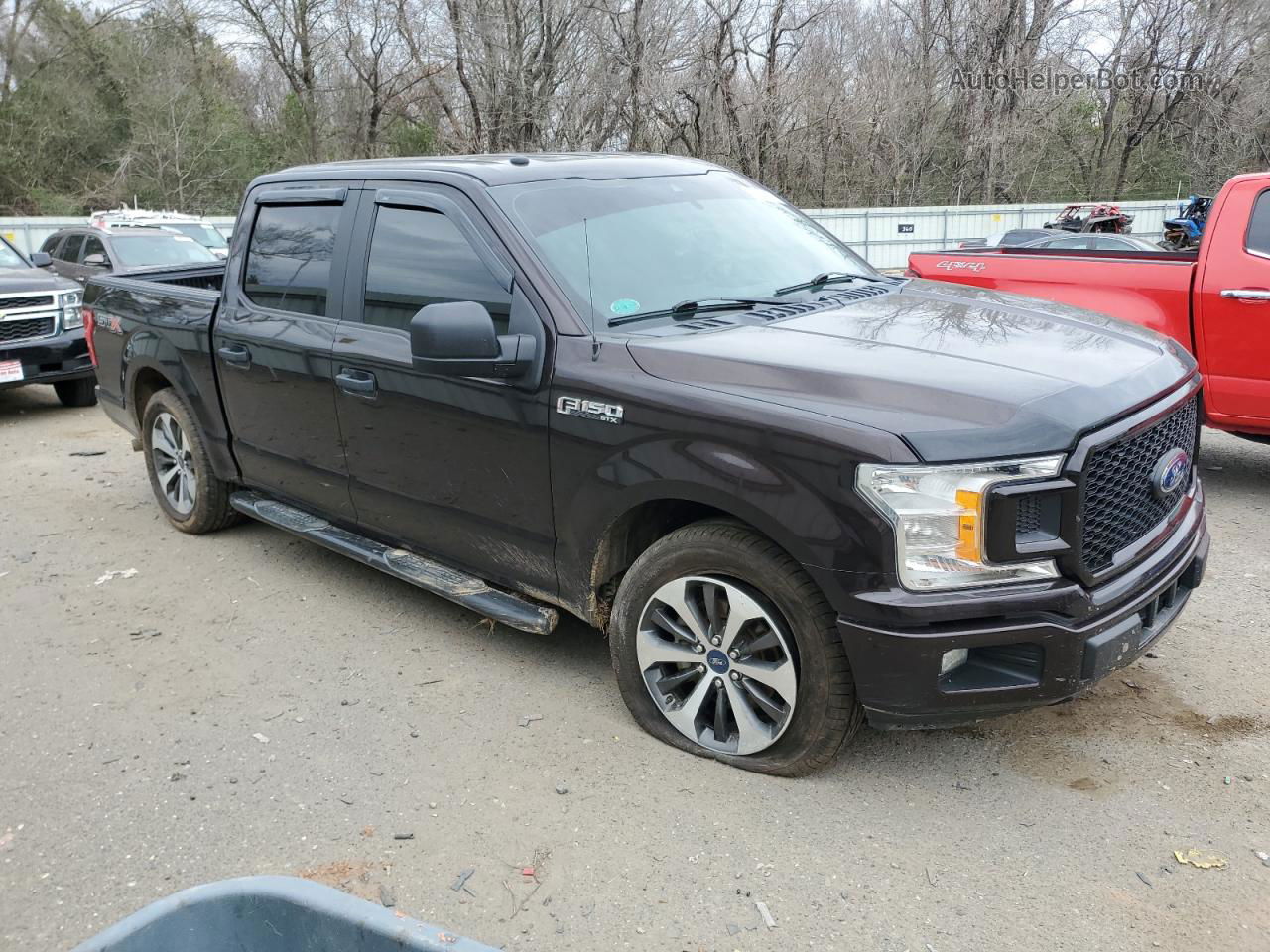 2019 Ford F150 Supercrew Black vin: 1FTEW1CP4KFA07133