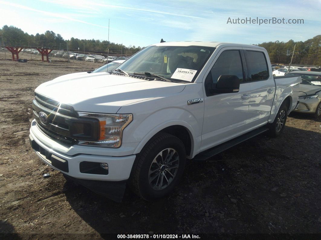 2019 Ford F-150 Xlt White vin: 1FTEW1CP4KFA51293