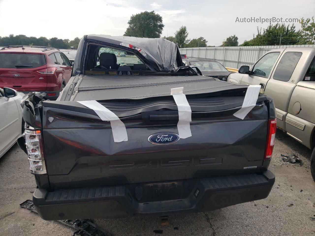 2019 Ford F150 Supercrew Gray vin: 1FTEW1CP4KFB58005