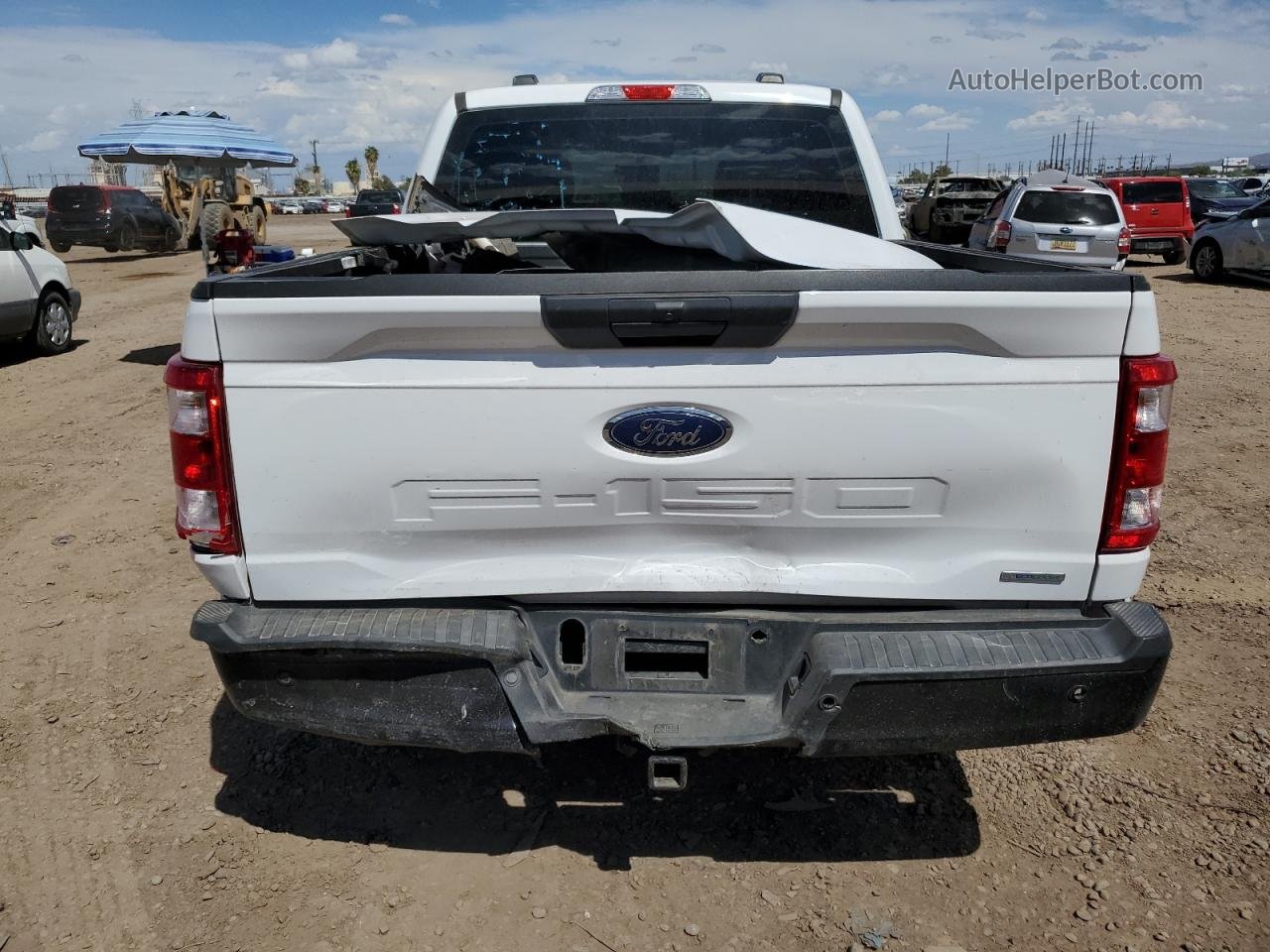 2021 Ford F150 Supercrew White vin: 1FTEW1CP4MKE42373