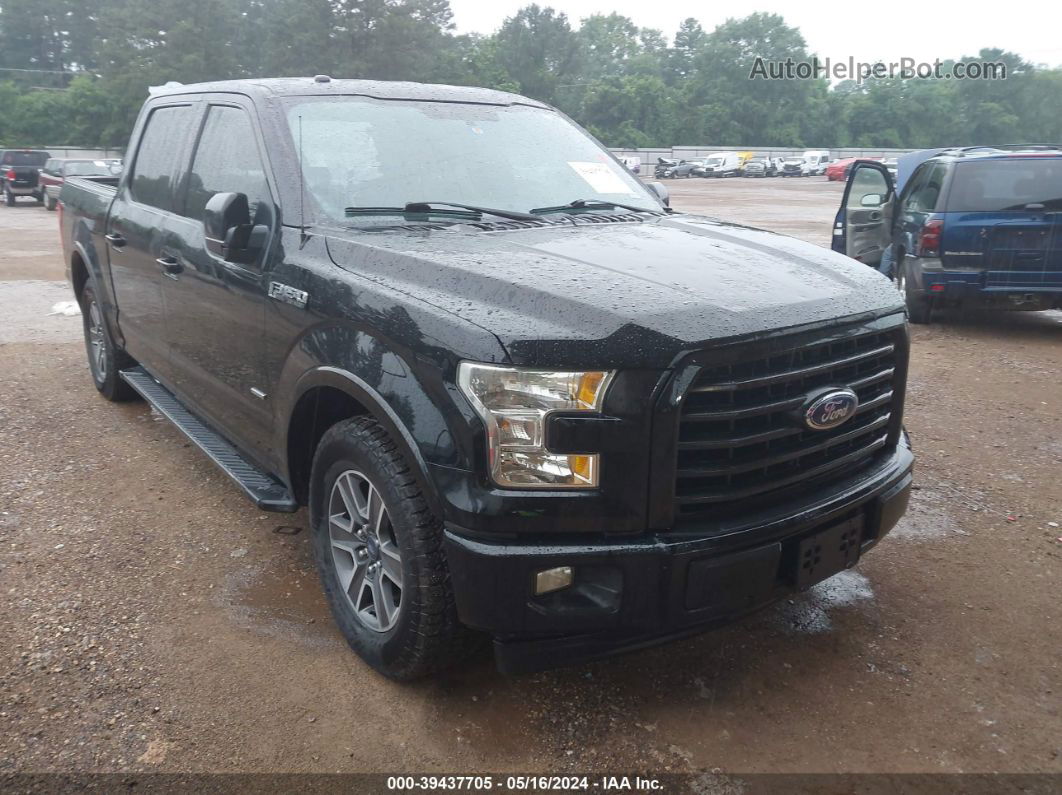 2017 Ford F-150 Xlt Black vin: 1FTEW1CP5HFA33023