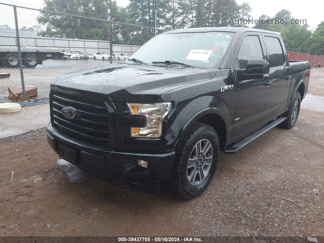 2017 Ford F-150 Xlt Black vin: 1FTEW1CP5HFA33023