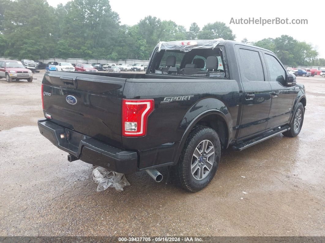 2017 Ford F-150 Xlt Black vin: 1FTEW1CP5HFA33023