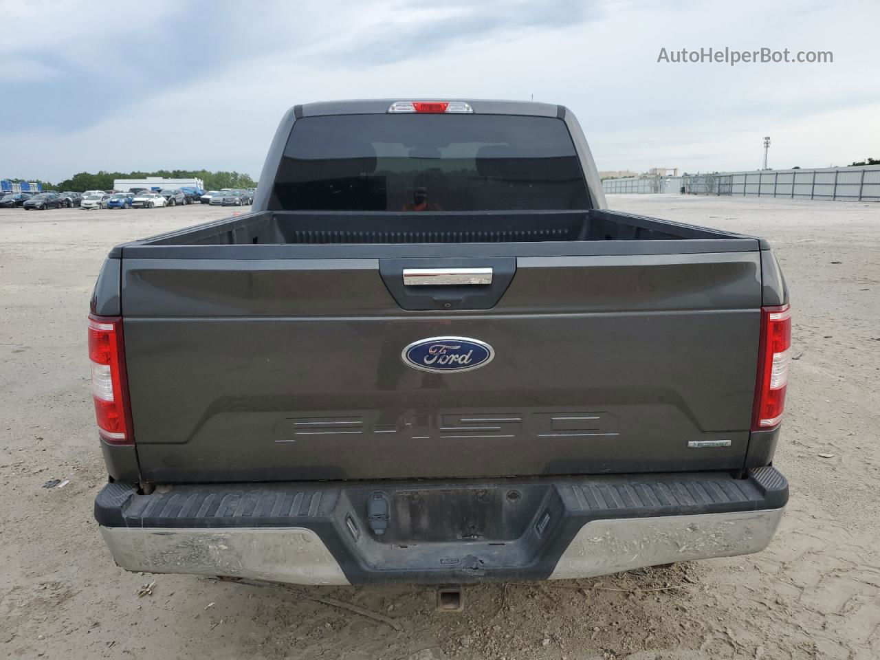 2018 Ford F150 Supercrew Gray vin: 1FTEW1CP5JKF19697