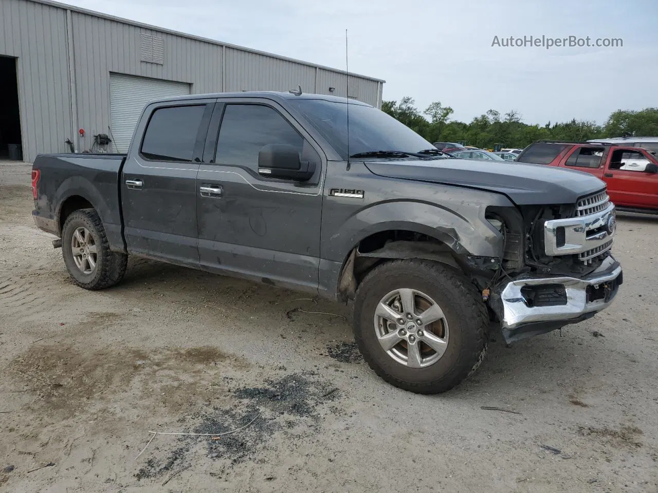 2018 Ford F150 Supercrew Gray vin: 1FTEW1CP5JKF19697