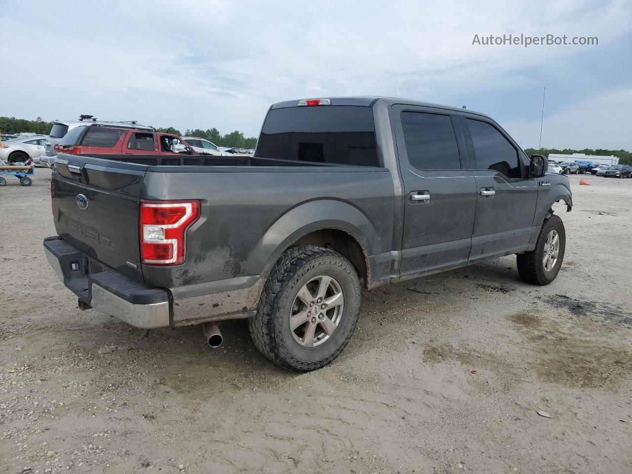 2018 Ford F150 Supercrew Gray vin: 1FTEW1CP5JKF19697