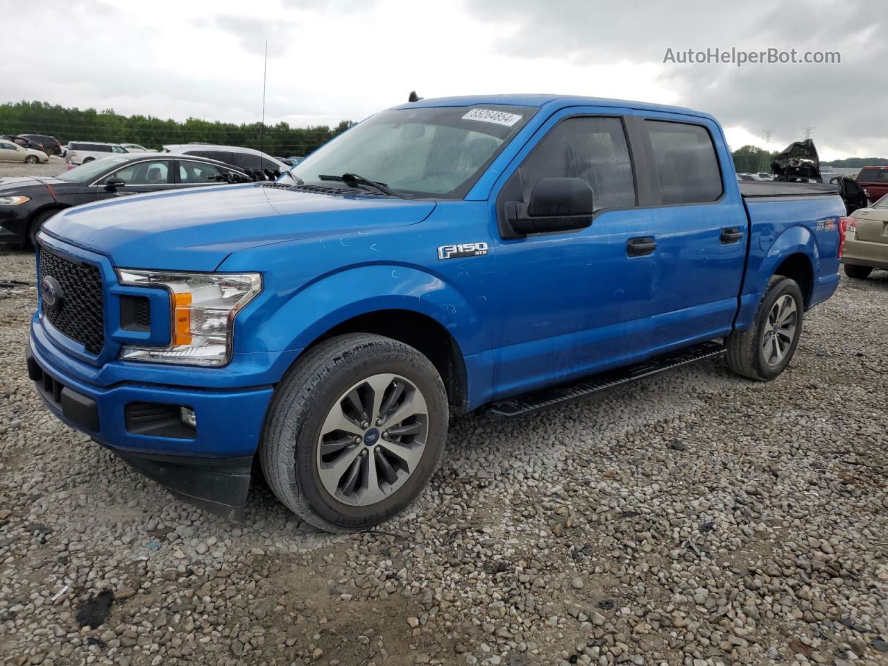 2020 Ford F150 Supercrew Blue vin: 1FTEW1CP5LFA91397